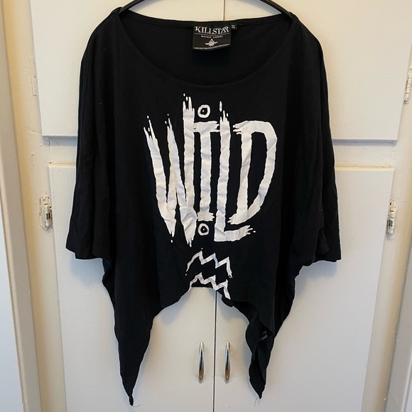 Killstar Tops - ✨FINAL PRICE✨ Oversized Killstar “Wild” Crop Top